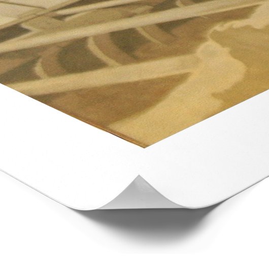 Angel mit Rosary Poster (Ecke)