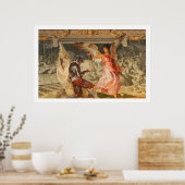 Angel mit Rosary Poster (Küche)