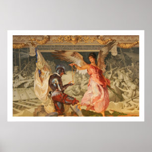 Angel mit Rosary Poster