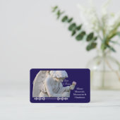 "ANGEL MIT ROSE/ERHOLUNG IN FRIEDEN" VISITENKARTE (Stehend Vorderseite)