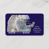 "ANGEL MIT ROSE/ERHOLUNG IN FRIEDEN" VISITENKARTE (Vorderseite)