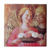 ANGEL MIT ROSE FLIESE (Vorderseite)