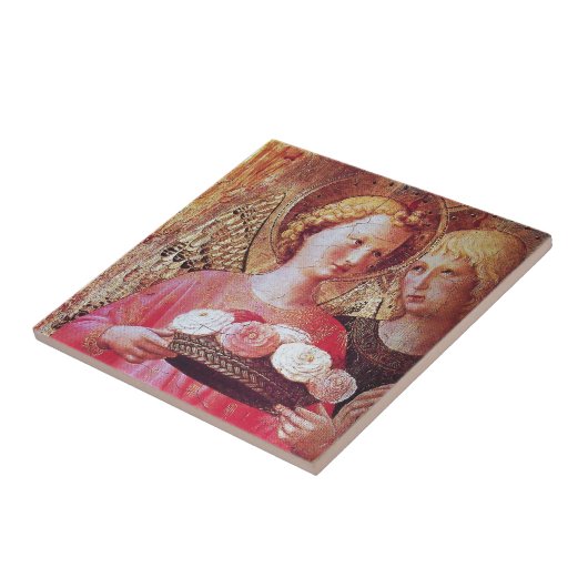 ANGEL MIT ROSE FLIESE (Seite)