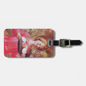 ANGEL MIT ROSE GEPÄCKANHÄNGER (Vorderseite horizontal)