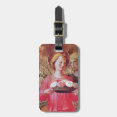 ANGEL MIT ROSE GEPÄCKANHÄNGER (Vorderseite vertikal)