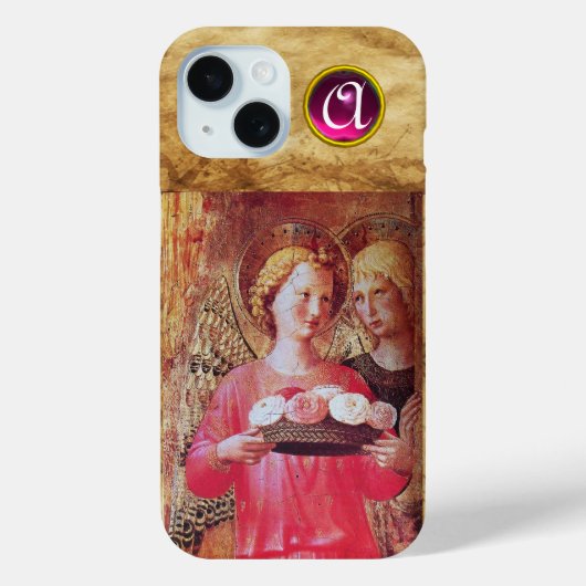 ANGEL MIT ROSE MONOGRAM Case-Mate iPhone HÜLLE (Rückseite)
