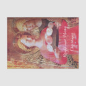 ANGEL MIT ROSE UND ARCHANGEL GABRIEL SEIDENPAPIER (Vorderseite)