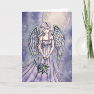 Angel mit Star-Ornament-Karte von Molly Harrison Feiertagskarte