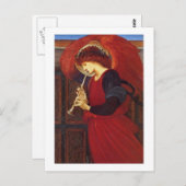 Angel mit Trumpet, Burne Jones Postkarte (Vorne/Hinten)