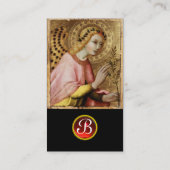 ANGEL MONOGRAM, Red Ruby Gold Visitenkarte (Rückseite)