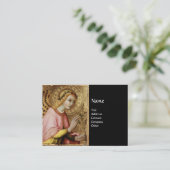 ANGEL MONOGRAM, Red Ruby Visitenkarte (Stehend Vorderseite)