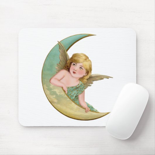 Angel Moon Painting Mousepad (Mit Mouse)