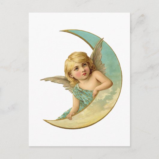 Angel Moon Postkarte (Vorderseite)