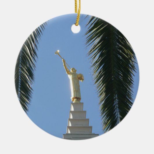 Angel Moroni Keramik Ornament (Vorne)