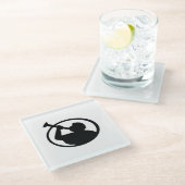 Angel Moroni LDS Untersetzer (Schrägansicht)