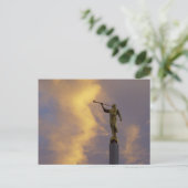 Angel Moroni Postcard Postkarte (Stehend Vorderseite)