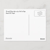 Angel Moroni Postcard Postkarte (Rückseite)