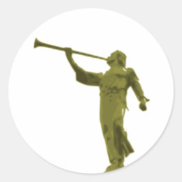 Angel MORONI Runder Aufkleber