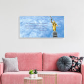 Angel Moroni zum Salzsee-Tempel Leinwanddruck (Insitu (Wohnzimmer))