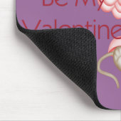 Angel Mouse Be My Valentine Mousepad (Ecke)