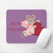 Angel Mouse Be My Valentine Mousepad (Mit Mouse)