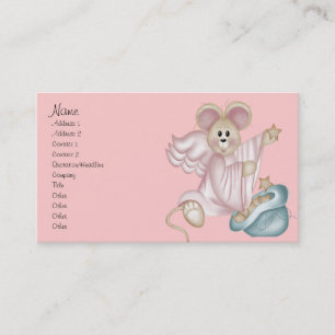 Angel Mouse mit einer Bag-Visitenkarte Visitenkarte