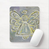 Angel Mousepad, weißer und silberer Lichtwächter Mousepad (Mit Mouse)