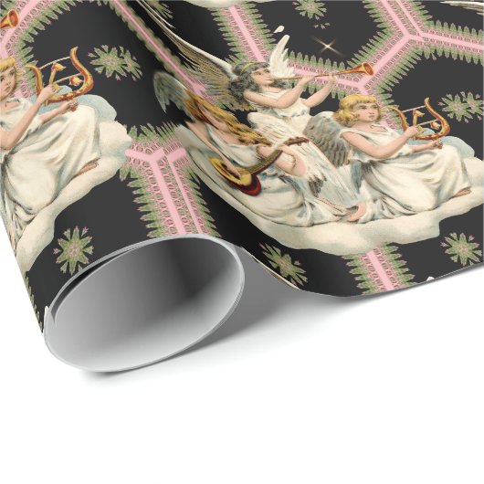 Angel Music Viktorianisch Geschenkpapier (Rolleneckpunkt)