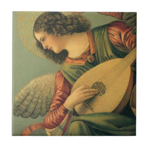 Angel Musician, Melozzo da Forli, Renaissance Art Fliese
