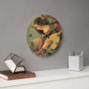 Angel Musician, Melozzo da Forli, Renaissance Art Große Wanduhr