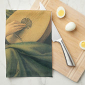 Angel Musician, Melozzo da Forli, Renaissance Art Handtuch (Viertel Falte)