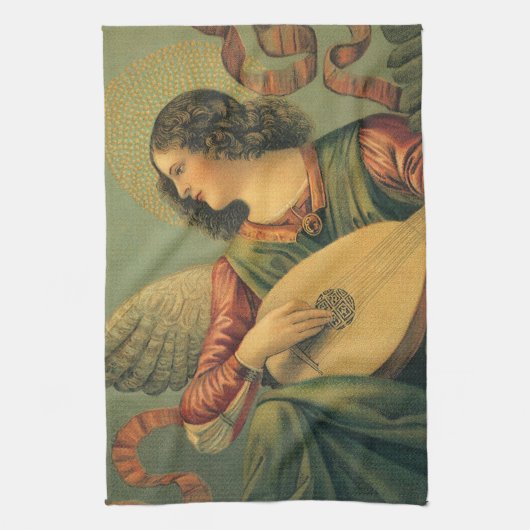 Angel Musician, Melozzo da Forli, Renaissance Art Handtuch (Vertikal)