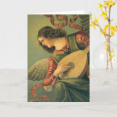 Angel Musician, Melozzo da Forli, Renaissance Art Karte (Gelbe Blume)