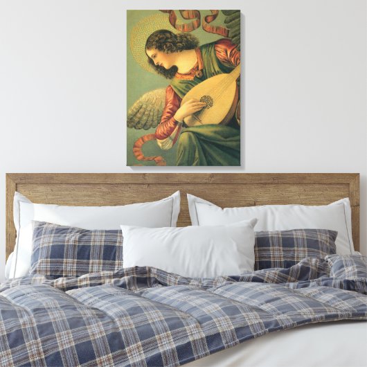 Angel Musician, Melozzo da Forli, Renaissance Art Leinwanddruck (Insitu (Schlafzimmer))