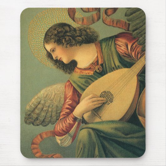 Angel Musician, Melozzo da Forli, Renaissance Art Mousepad (Vorne)