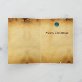 ANGEL MUSICIAN, Pergament Feiertagskarte (Innenseite)