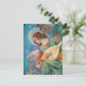 Angel Musician Postkarte (Stehend Vorderseite)
