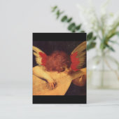 Angel Musician, Rosso Fiorentino Christlich Postkarte (Stehend Vorderseite)