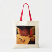 Angel Musician, Rosso Fiorentino Christlich Tragetasche (Vorne)