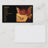 Angel Musician, Rosso Fiorentino Christlich Visitenkarte (Vorne/Hinten)