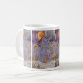 Angel Musician Violine spielen, Vintage Musik Kaffeetasse (Vorderseite Links)