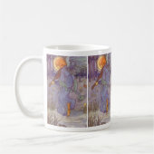 Angel Musician Violine spielen, Vintage Musik Kaffeetasse (Links)
