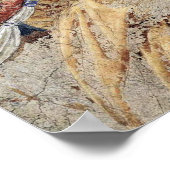 Angel Musician von Melozzo da Forli Poster (Ecke)