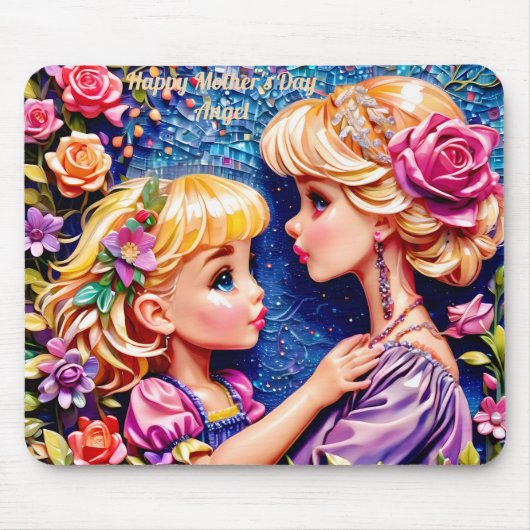 ANGEL ~ MUTTER'S DAY ~ Mutter und Tochter ~ Mousepad (Vorne)