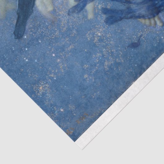 Angel Nacht & ihre Sterne Dekodiapier Seidenpapier (Ausschnitt)