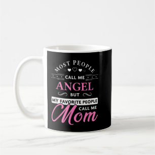 Angel Name Geschenk Personalisierte Mama Kaffeetasse