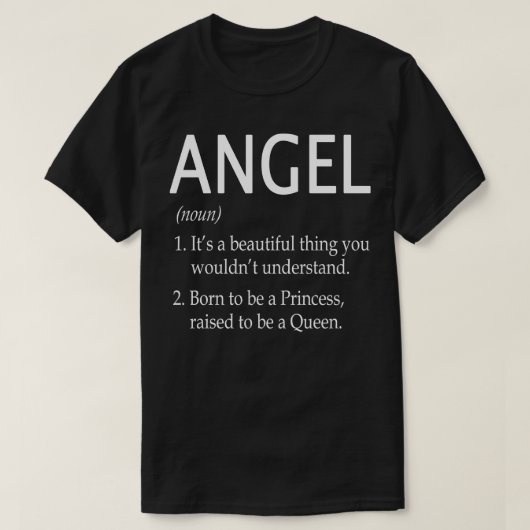 Angel Name Gift T-Shirt (Design vorne)
