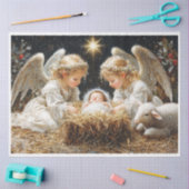 Angel Nativity Seidenpapier (Basteln)