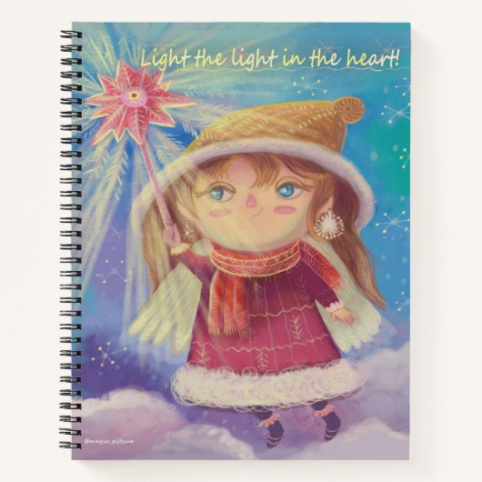 Angel-niedlich-Notebook Notizblock (Vorderseite)