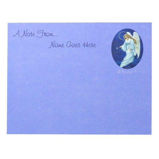 Angel Nocturne Notizblock (Vorderseite)